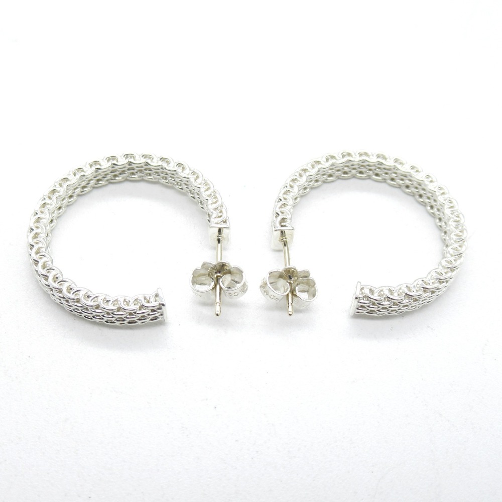 Tiffany Somerset Mesh Earrings Silver - Picture 3 of 5